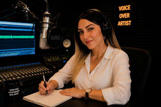 voice over a pro elearning or explainer video animation and narration