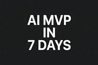 build ai mvp, ai app as an ai developer