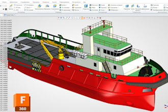 3d ship model yacht warship boat design vessel tugboat hull catamaran cad model