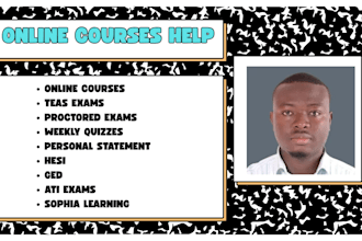 do sophia learning course, touchstone, online course help