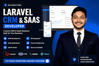 develop custom saas developer and full stack php laravel developer