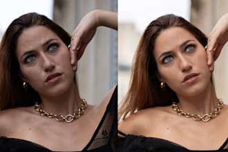 do skin retouching for you