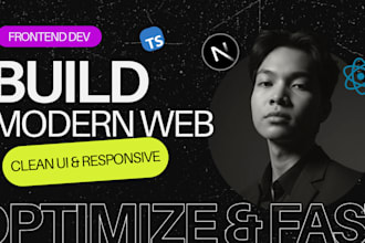 build a modern responsive react website