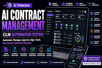 build ai contract lifecycle management clm automation system, ai clm