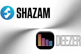 organic deezer music shazam music promotion to 500k active audience