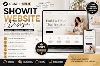 showit website showit template showit website redesign showit customization