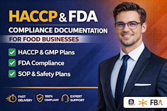 prepare haccp plan, fda food compliance and safety documentation