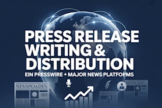 write and distribute your press release on ein presswire