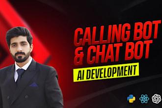 develop multimodal ai calling bot, chatbot for your business