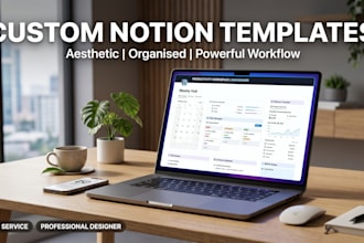 build aesthetic and functional notion templates
