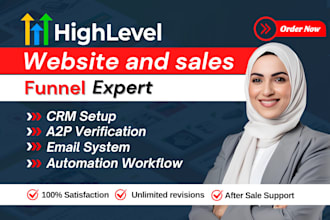 build a high converting gohighlevel website and funnel
