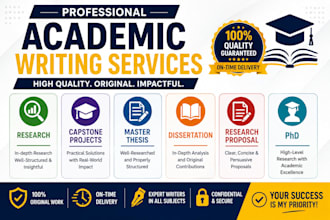 do research, capstone projects