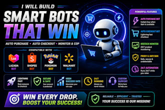 do autopurchase bot, lazada bot, shopping bot, pokemon bot, auto buying bot