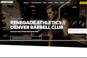 build health and fitness website gym website yoga website personal trainer