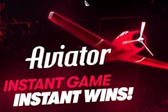 develop arcade game website, crash game website, crypto gaming web, aviator bot