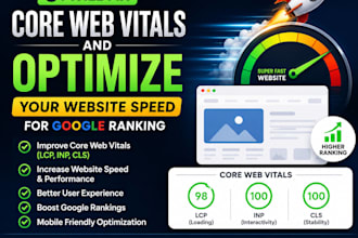 fix core web vitals and optimize your website speed for google ranking