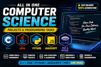 do computer science projects, coding tasks, and programming tasks