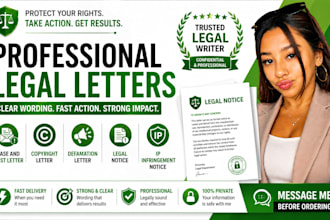 draft cease and desist letter copyright defamation legal notice