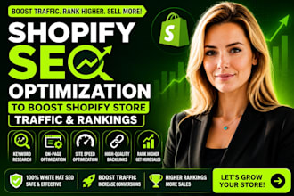 do shopify SEO optimization to boost shopify store traffic and rankings