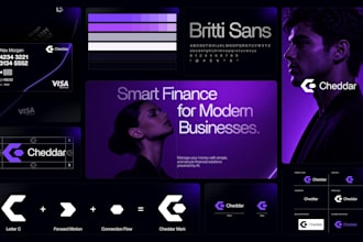 design modern minimalist logo and branding for your saas, app, or tech startup