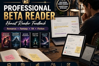 beta reader for romance ya fantasy, fiction book and scific, mystery beta reader