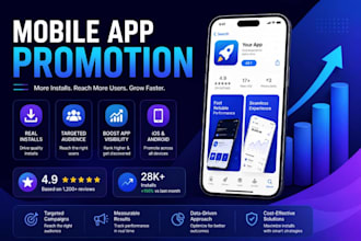 1000 mobile app user install, app rating review, mobile app download, game