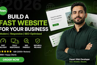build a fast website for a business
