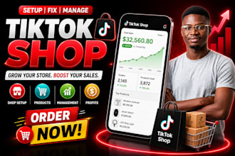 do tik tok shop setup, tiktok shop affiliate and tiktok shop management