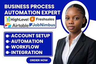 build and automate gohighlevel freshsales airtable jobnimbus crm integration