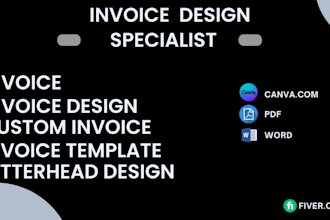 design unique and branded xero invoice