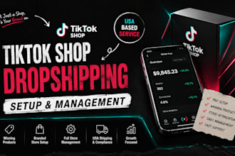 set up USA tiktok shop tiktok shop manager tik tok shop dropshipping