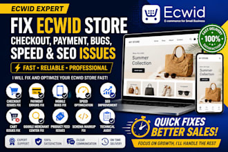 fix ecwid checkout payment errors mobile bugs speed SEO issues