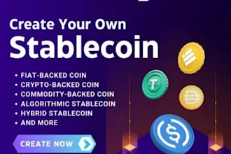 deploy web3 token coin, bitcoin fork, usdt fork, ethereum fork, fork stable coin