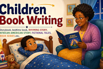 be your children story book writer children book ghostwriter kids moral story