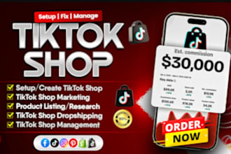 setup tiktok shop, listings, tiktok ads, affiliate marketing, consultant, mentor