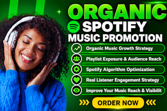spotify music promotion for organic growth listeners algorithm playlist exposure