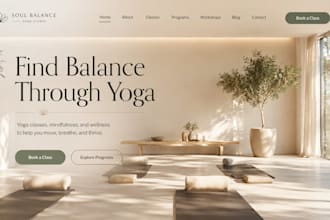 design squarespace yoga instructor website yoga class website fitness website