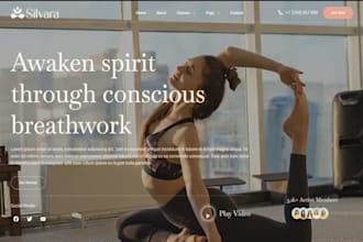 design squarespace yoga instructor website yoga class website fitness website
