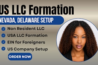 register US llc company for non US resident in nevada delaware and get ein