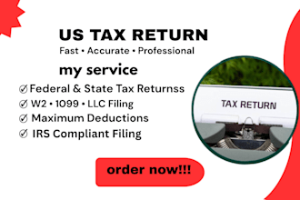 do US tax return preparation and irs filing service