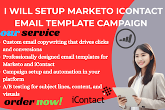 setup marketo icontact email template campaigns automation lead generation
