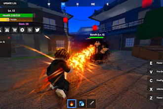 create roblox anime combat and abilities system