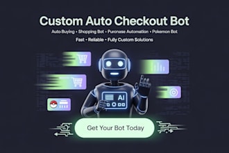 desarrollar un bot de compra y pago automático rápido con sistema de monitoreo
