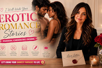 write dark romance, bdsm fanfiction, and kinky love stories