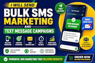 send bulk SMS marketing and text message campaigns