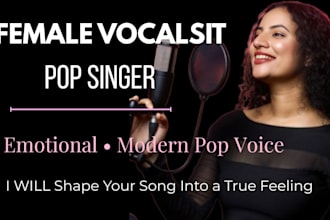sing captivating female vocals for an unforgettable christian pop song