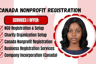 canada nonprofit grants, ngo registration, charity setup, company incorporation