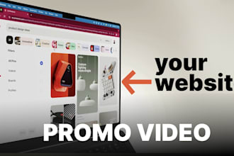 create professional app promo video for saas, website, or mobile app
