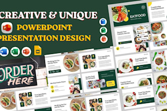 design or redesign powerpoint presentation template improve business ppt slides