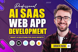 software developer, saas developer ai developer web application ai website react